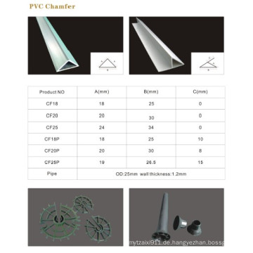 PVC-Fase, Rohr und Fittings